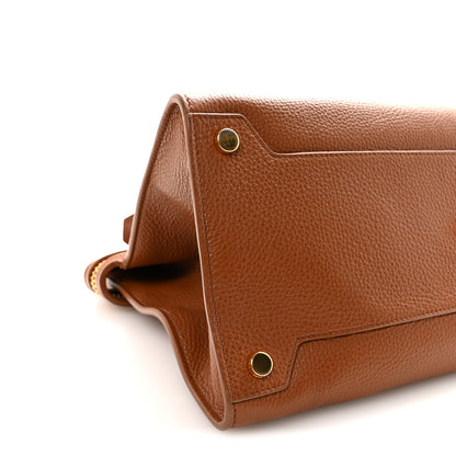 Tom Ford Grained Calfskin Tote Tobacco 8 of 9