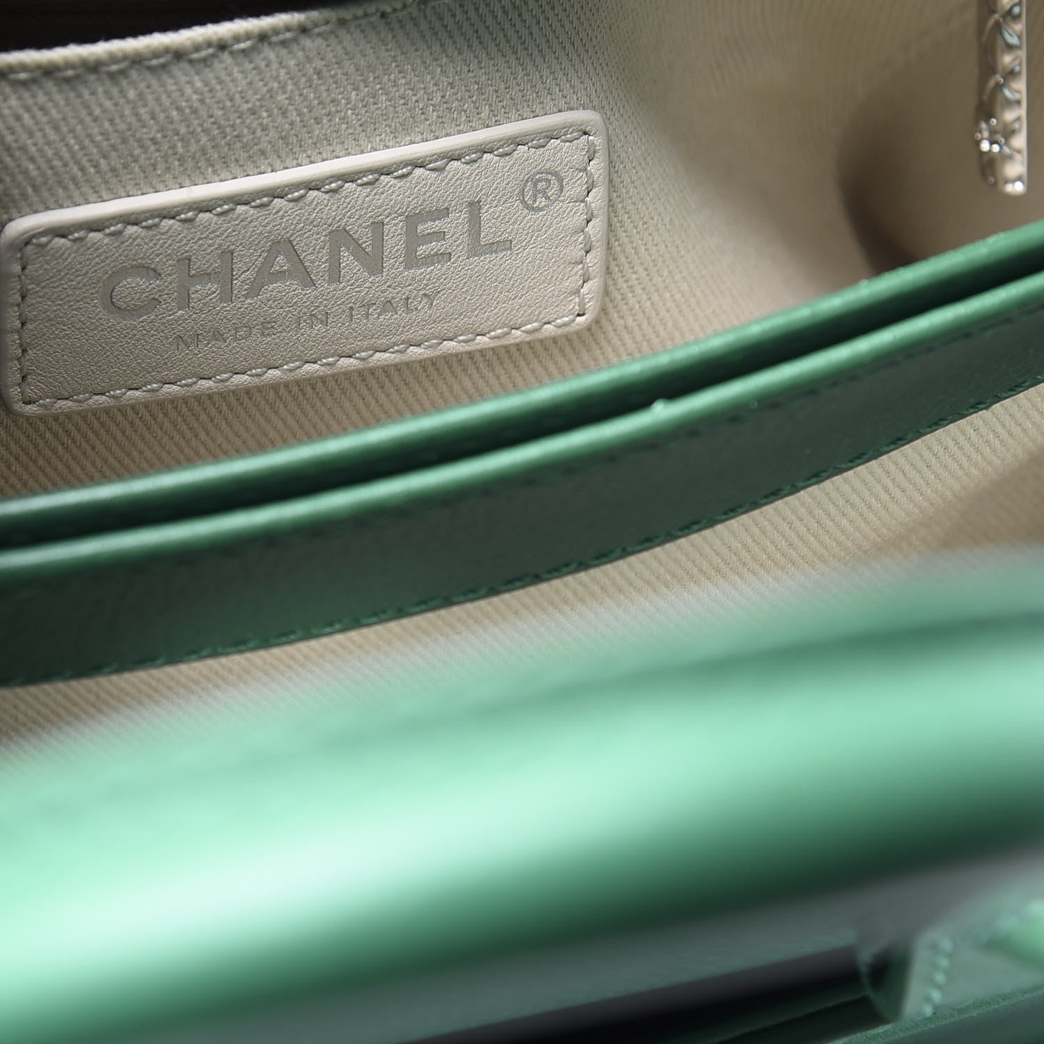 Chanel Grained Calfskin Mini Neo Executive Shopper Tote Green 5 of 13
