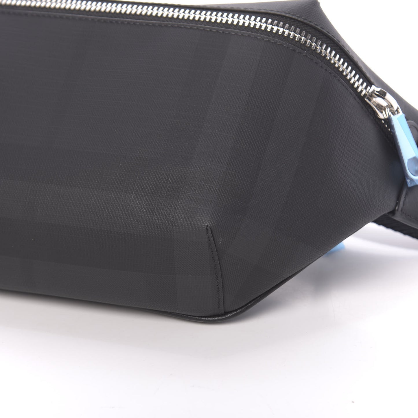 London Check Medium Bum Bag Dark Charcoal
