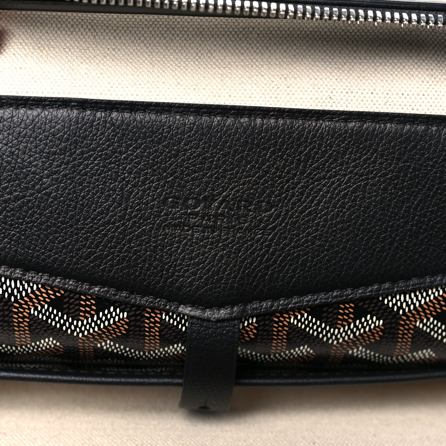 Goyardine Calfskin Cisalpin Backpack Black
