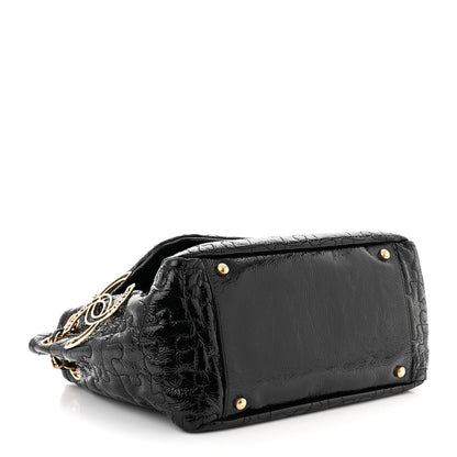 Chanel Patent Puzzle Accordion Flap Bag Black 4 of 12