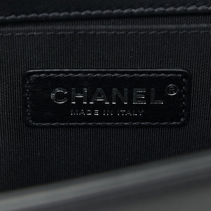 Chanel Calfskin Quilted Medium Boy Flap Black 8 of 18