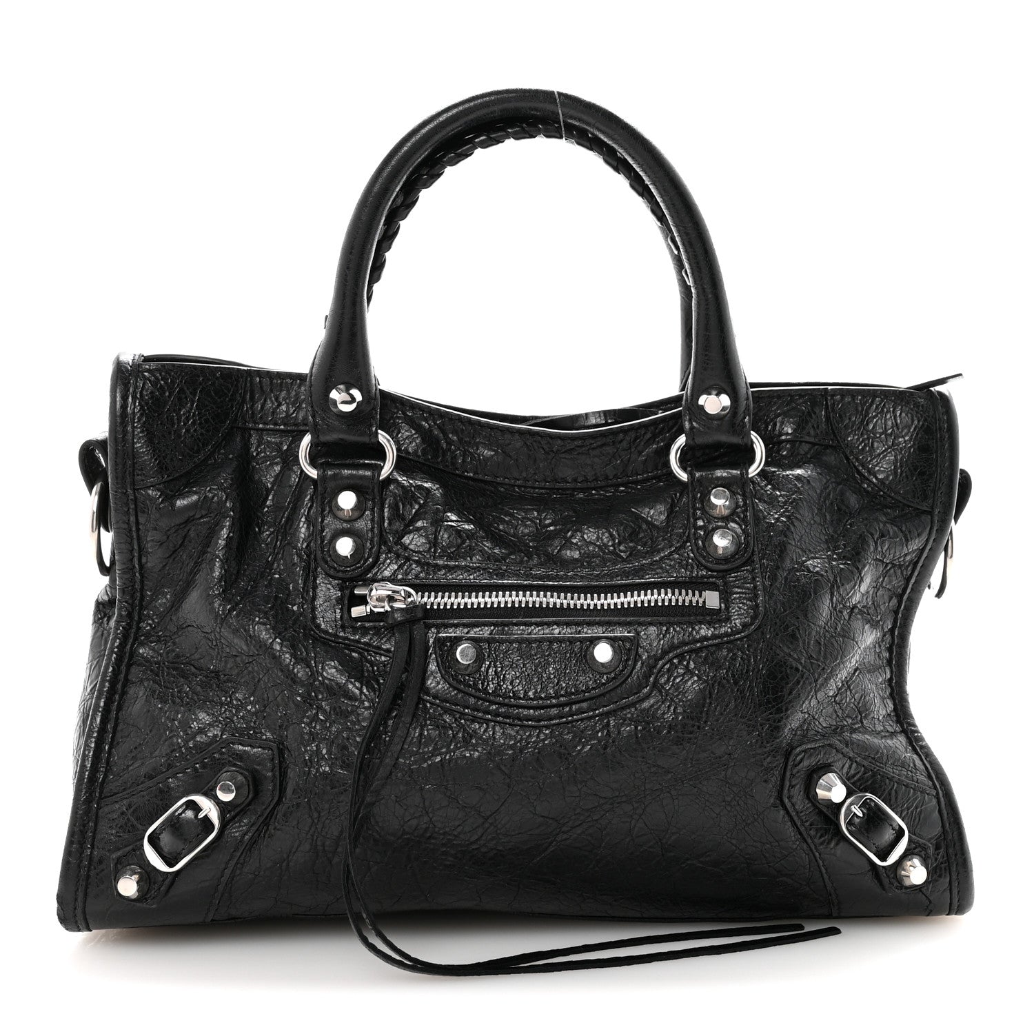 Balenciaga Agneau Arena Silver Hardware Small Le City Black 1 of 9