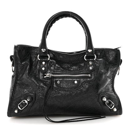 Balenciaga Agneau Arena Silver Hardware Small Le City Black 1 of 9