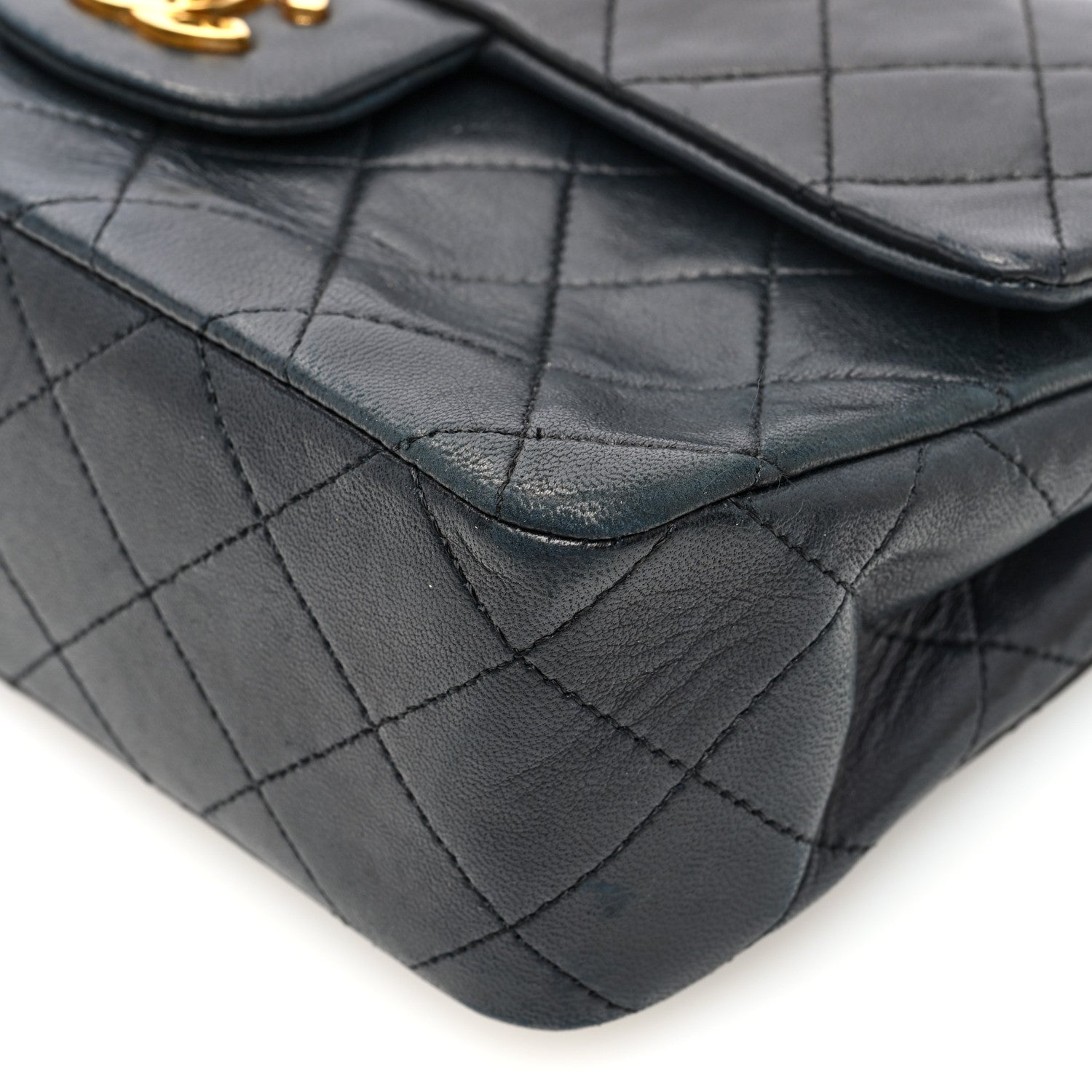 Chanel Lambskin Quilted Small Double Flap Black 10 of 10