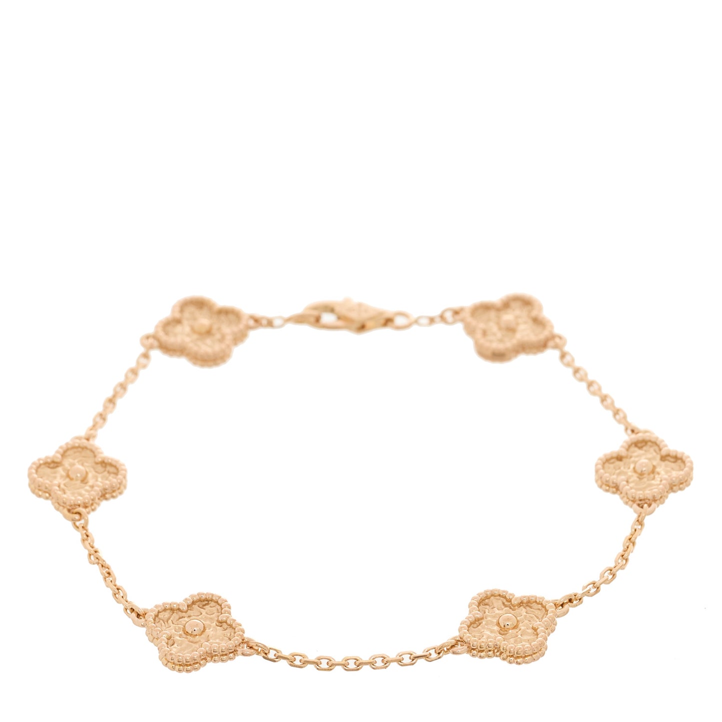 18K Rose Gold 6 Motifs Sweet Alhambra Bracelet