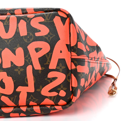 Louis Vuitton Monogram Graffiti Neverfull GM Orange 7 of 9