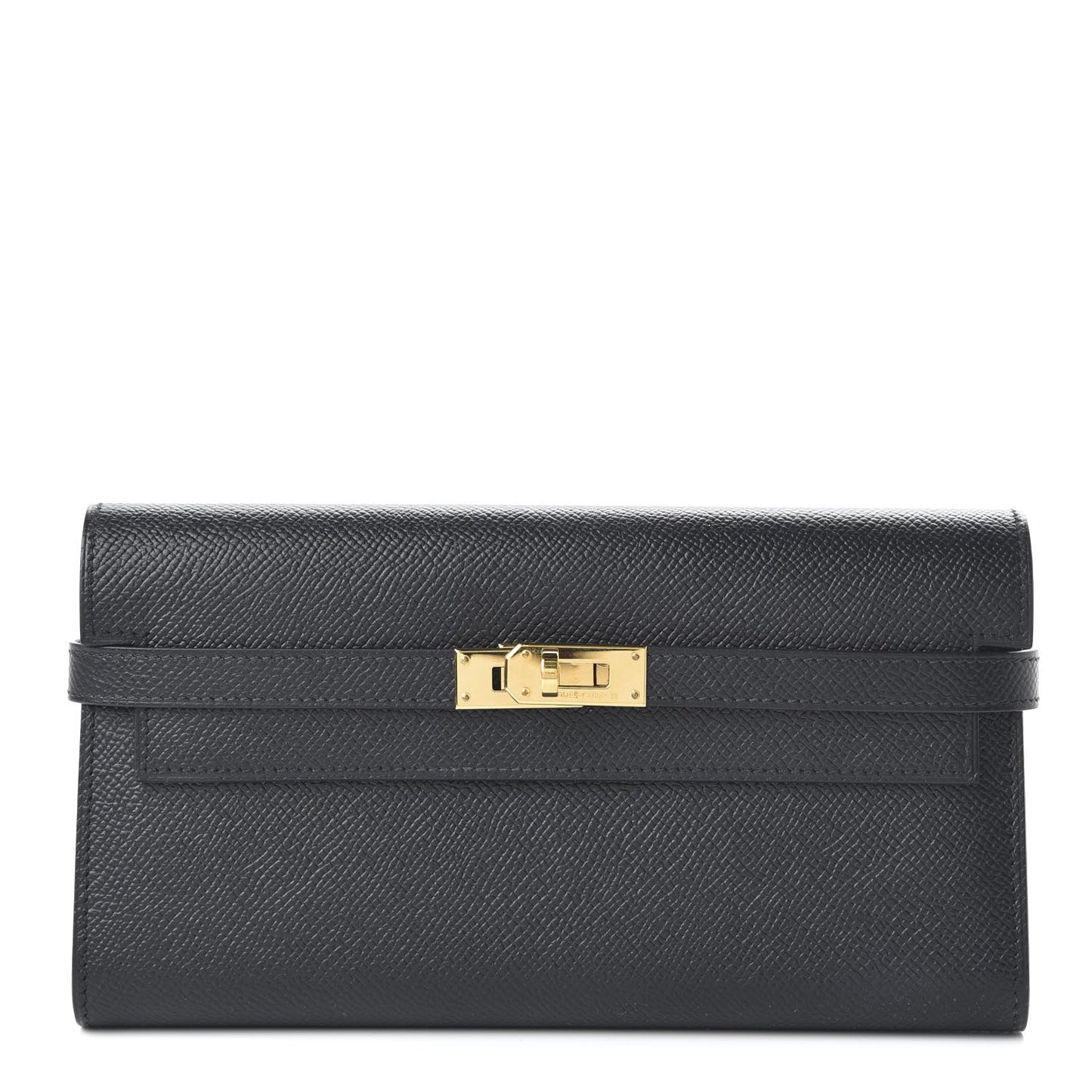 Epsom Kelly Longue Wallet Black