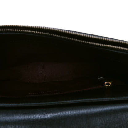 Chanel Shiny Calfskin Goatskin Quilted Medium Coco Curve Messenger Flap Black 5 of 5