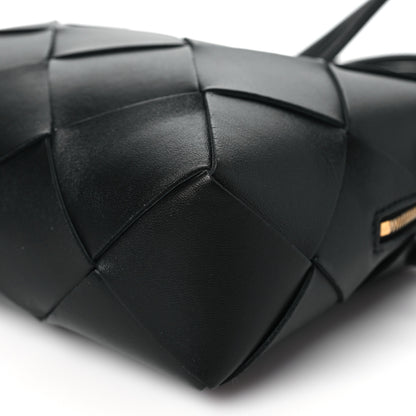 Bottega Veneta Lambskin Maxi Intrecciato Small Cassette Camera Bag Black 9 of 9