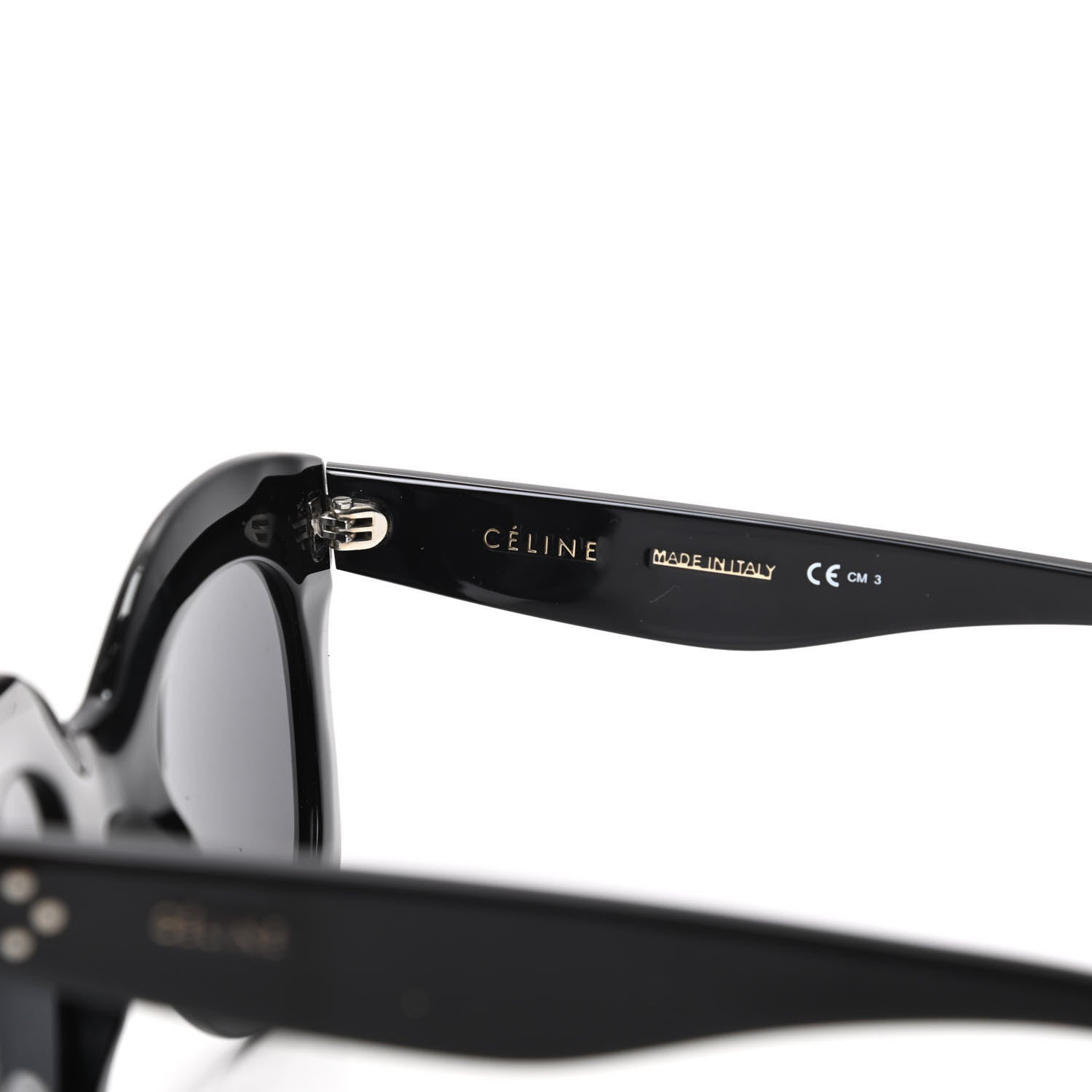Celine Acetate Marta Sunglasses CL 41093/S Black 5 of 7