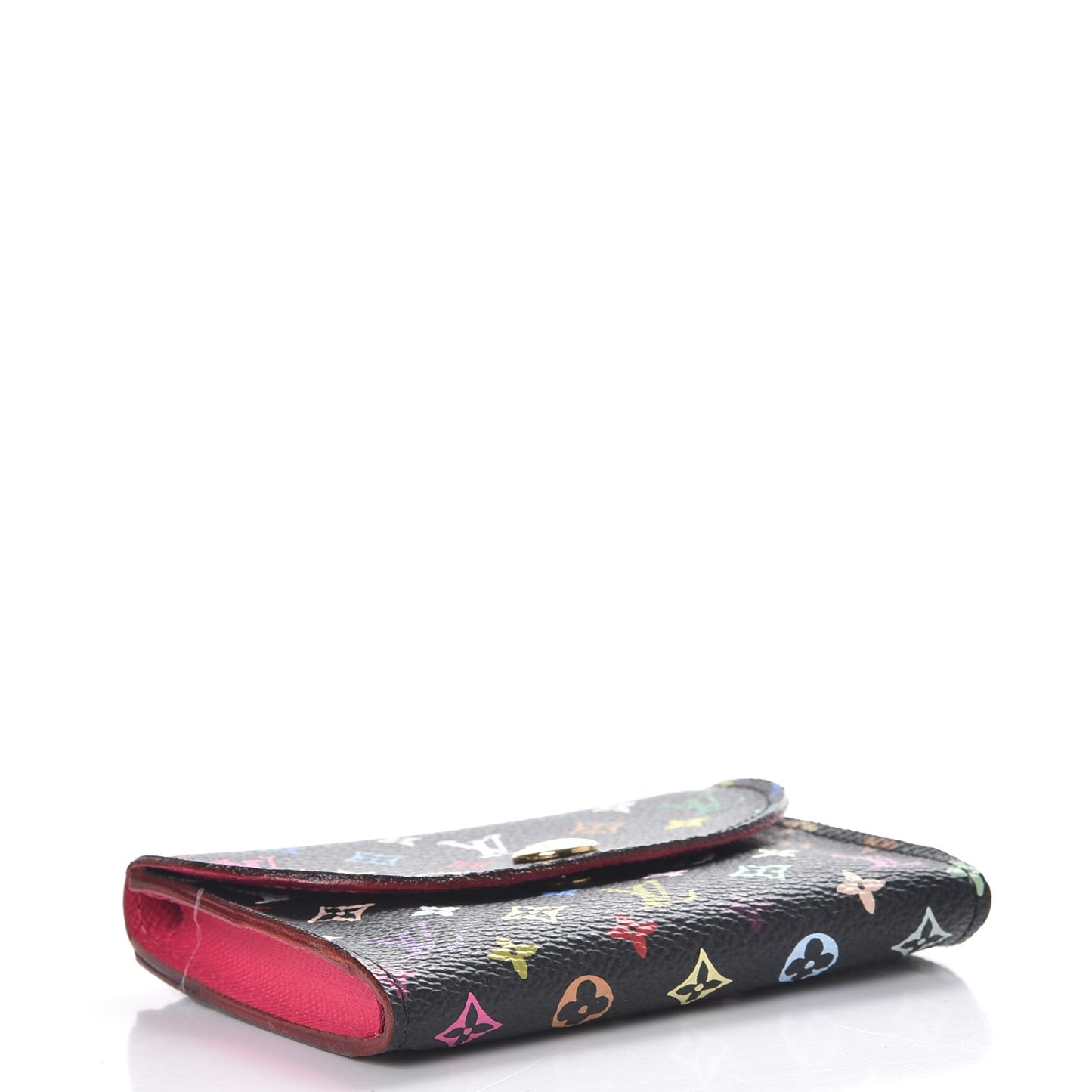 Monogram Multicolor Business Card Holder Black Grenade