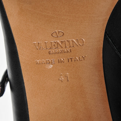 Valentino Garavani Nappa Love Latch 100mm Ankle Boots 41 Black 7 of 8