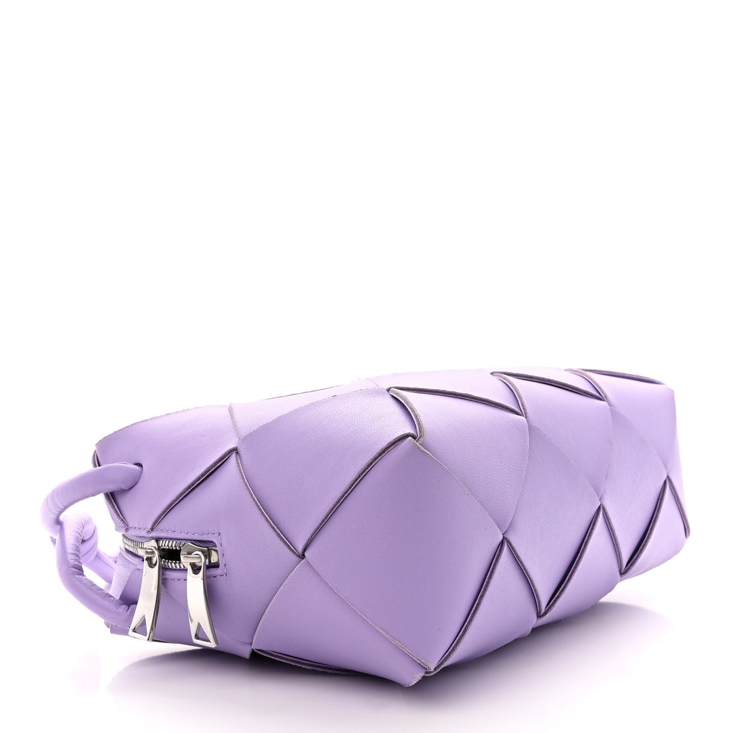 Lambskin Maxi Intrecciato Small Cassette Camera Bag Wisteria