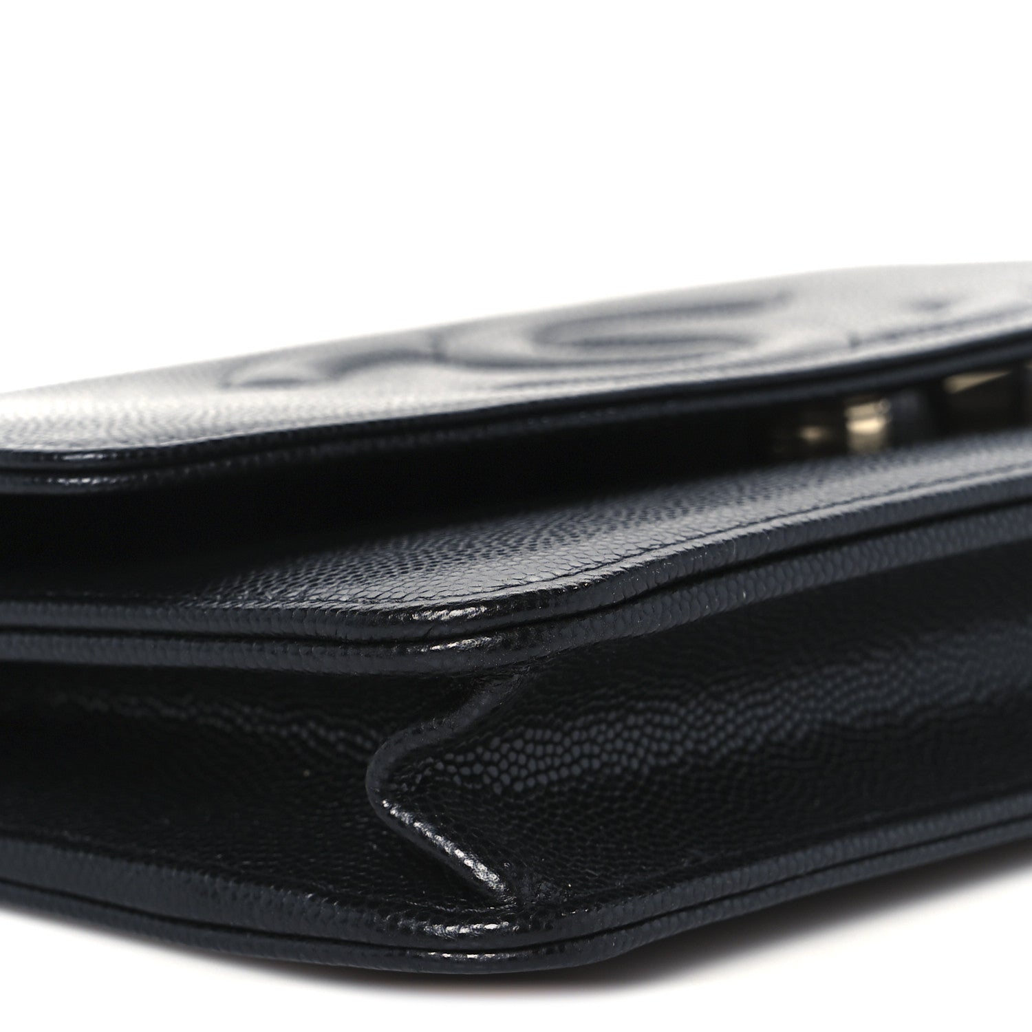 Chanel Caviar Timeless CC Wallet on Chain WOC Black 10 of 12