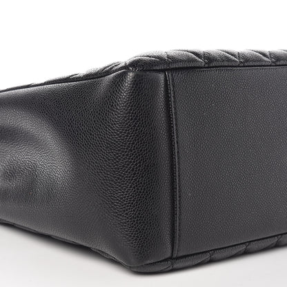 Chanel Caviar Quilted Grand Shopping Tote GST Black 8 of 13