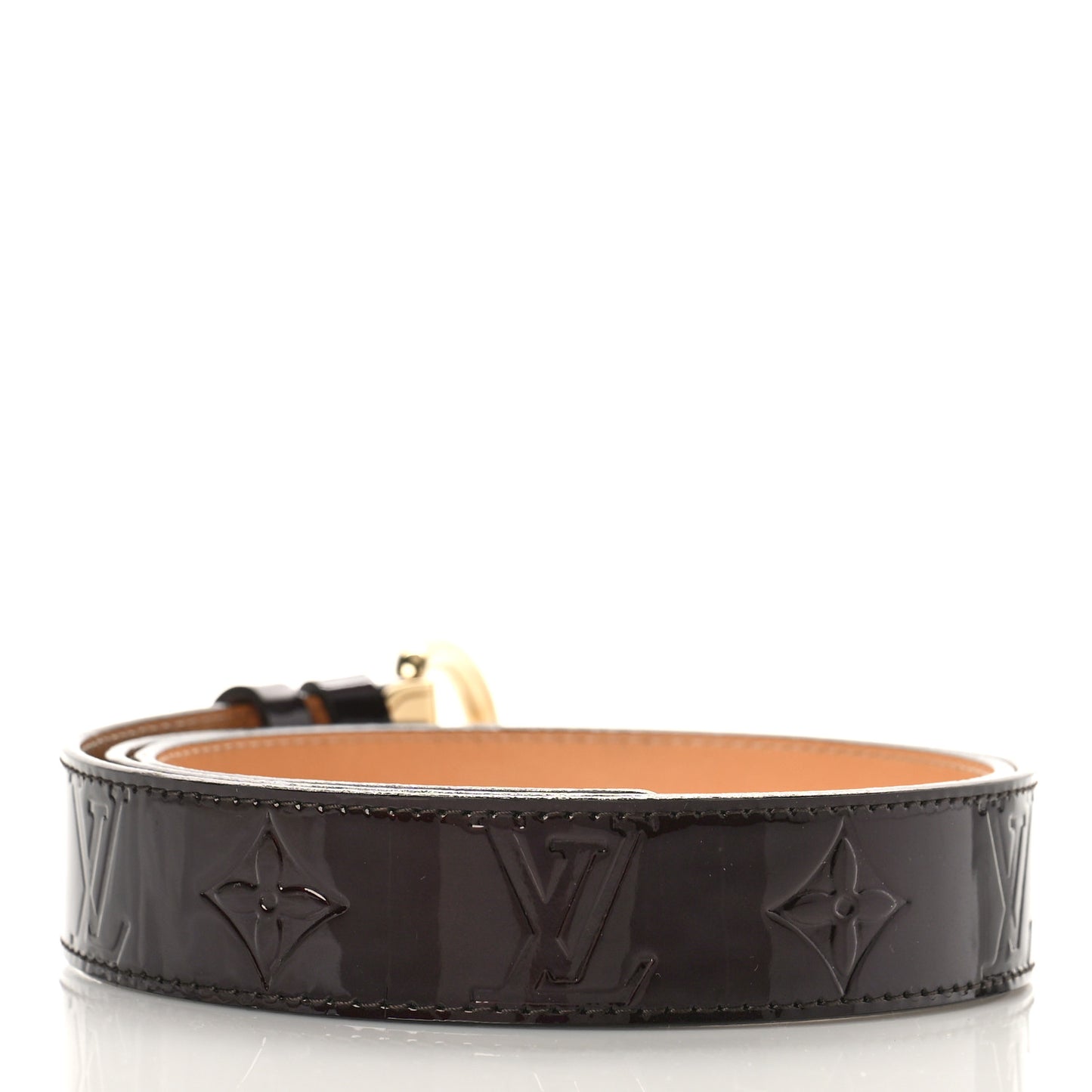 Vernis Ceinture 30mm Belt 90 36 Amarante