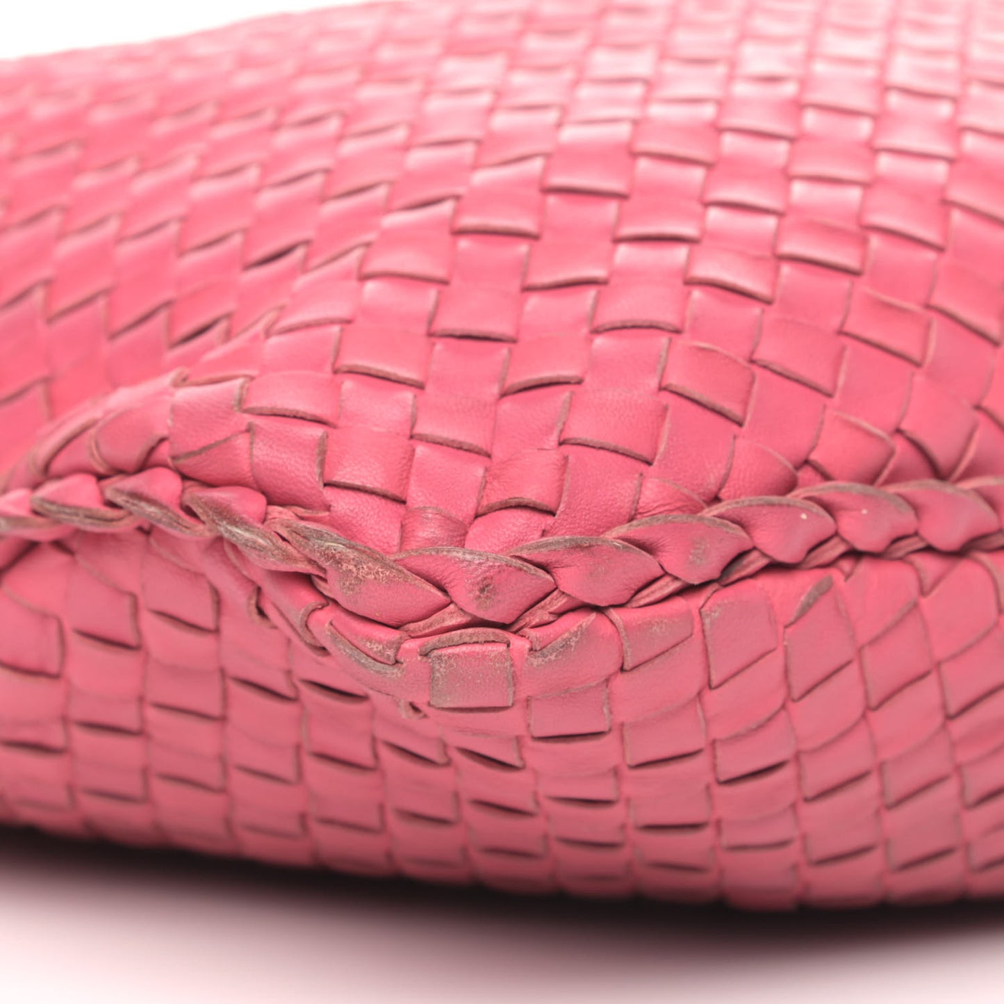 Nappa Intrecciato Large Veneta Hobo Antique Pink