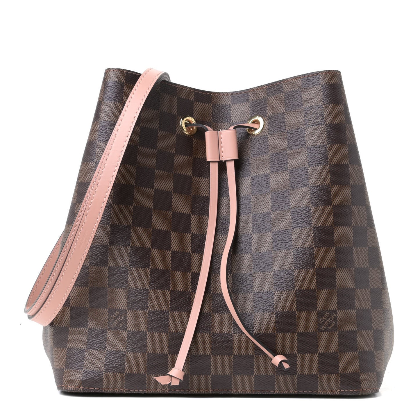 Damier Ebene Neonoe MM Venus Pink