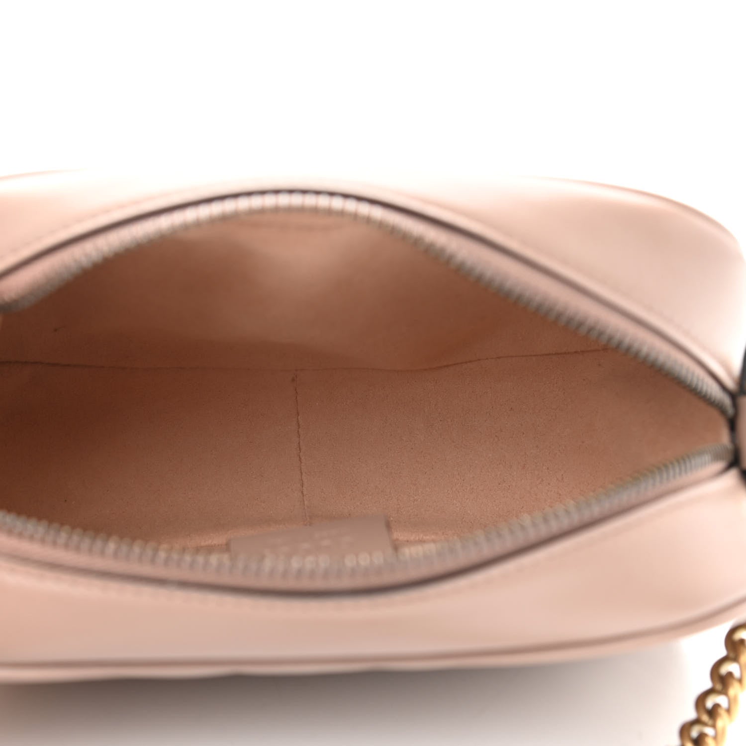 Gucci Calfskin Matelasse Mini GG Marmont Chain Shoulder Bag Porcelain Rose 5 of 13