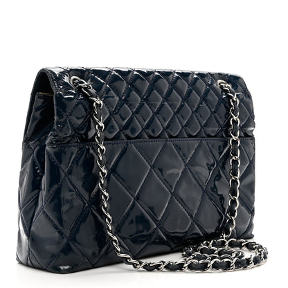 Chanel Vinyl Quilted In the Business Flap Bag Navy Blue 3 of 12