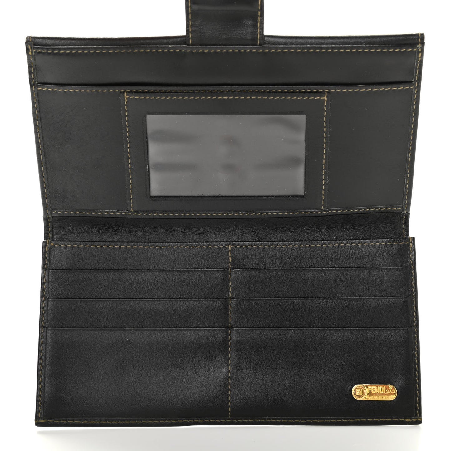 Pequin Continental Wallet Dark Brown