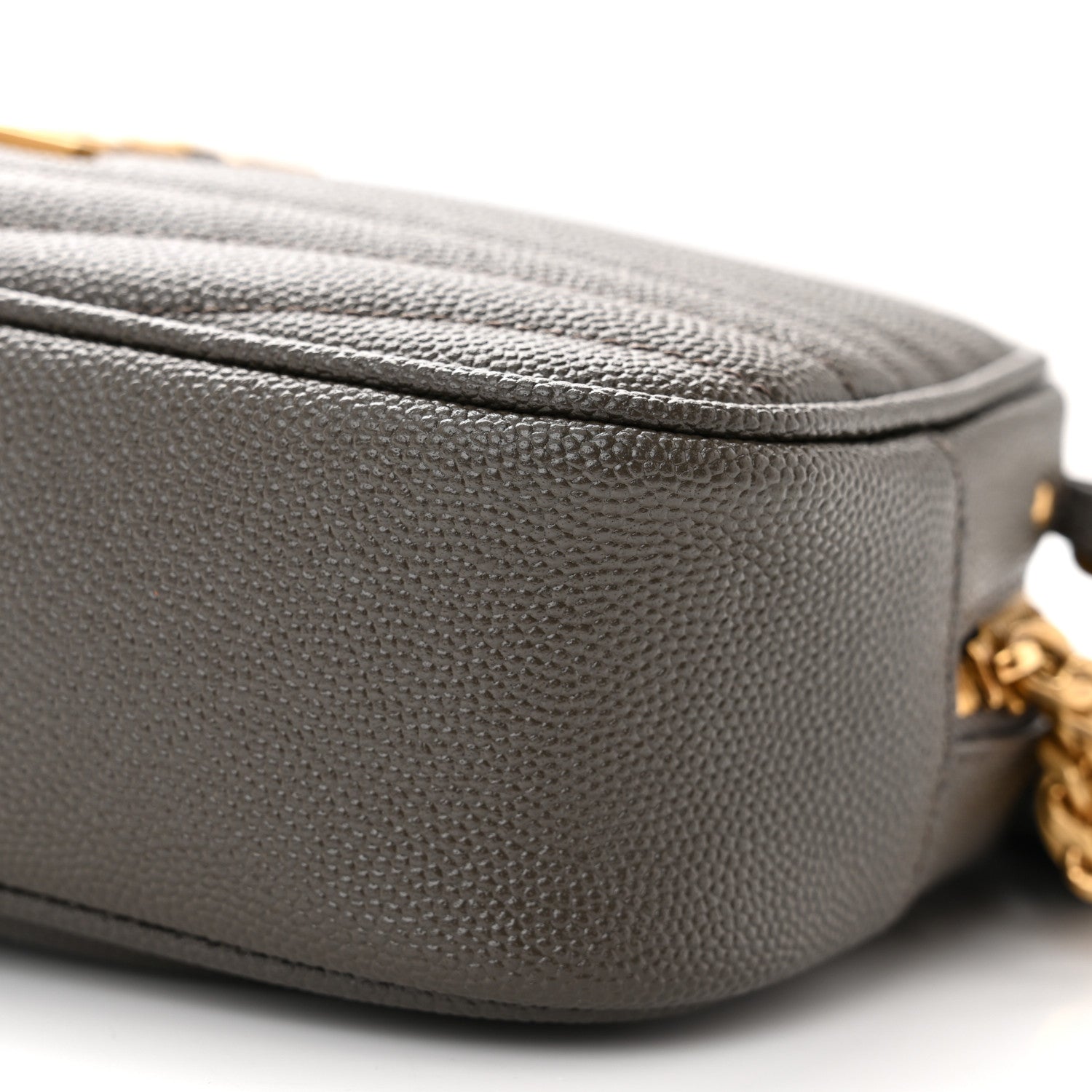Saint Laurent SAINT LAURENT Grain De Poudre Matelasse Monogram Mini Lou Camera Bag Fog 9 of 9