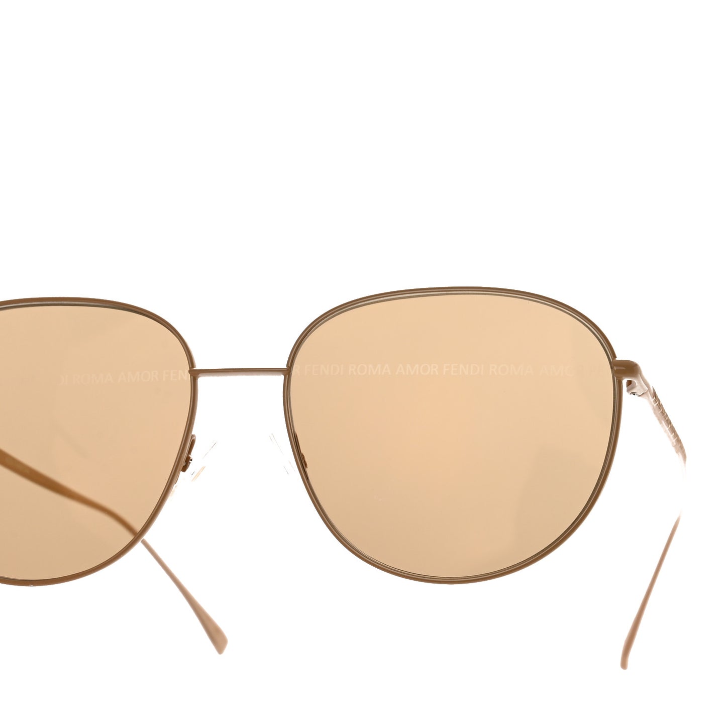 Metal Aviator Sunglasses FF 0379/G/S Gold