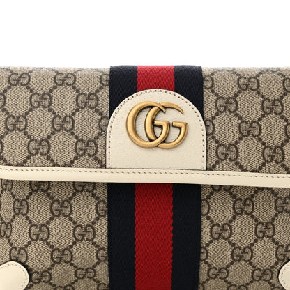 Gucci GG Supreme Monogram Web Small Ophidia Belt Bag Beige Ebony White 8 of 12