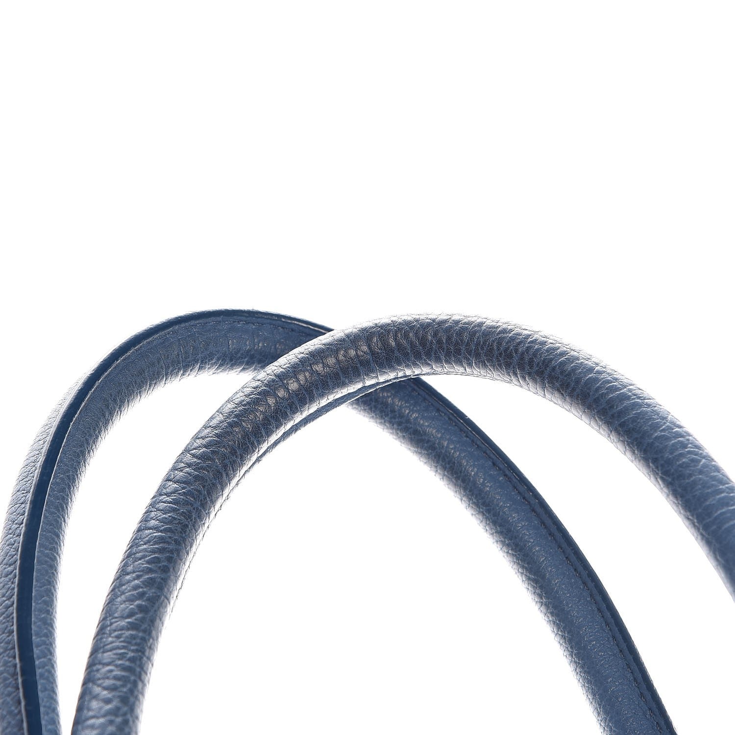 Balenciaga Grained Calfskin L Tube Round Tote Blue 10 of 14