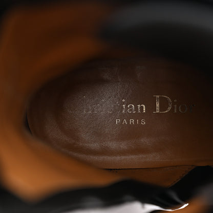 Christian Dior Shiny Calfskin Wildior Low Boot 38 Black 7 of 14