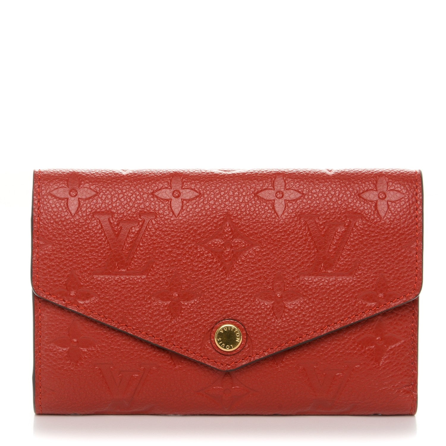 Louis Vuitton Empreinte Compact Curieuse Wallet Cherry 1 of 7
