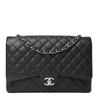 Chanel Caviar Quilted Maxi Double Flap Black 1 of 12