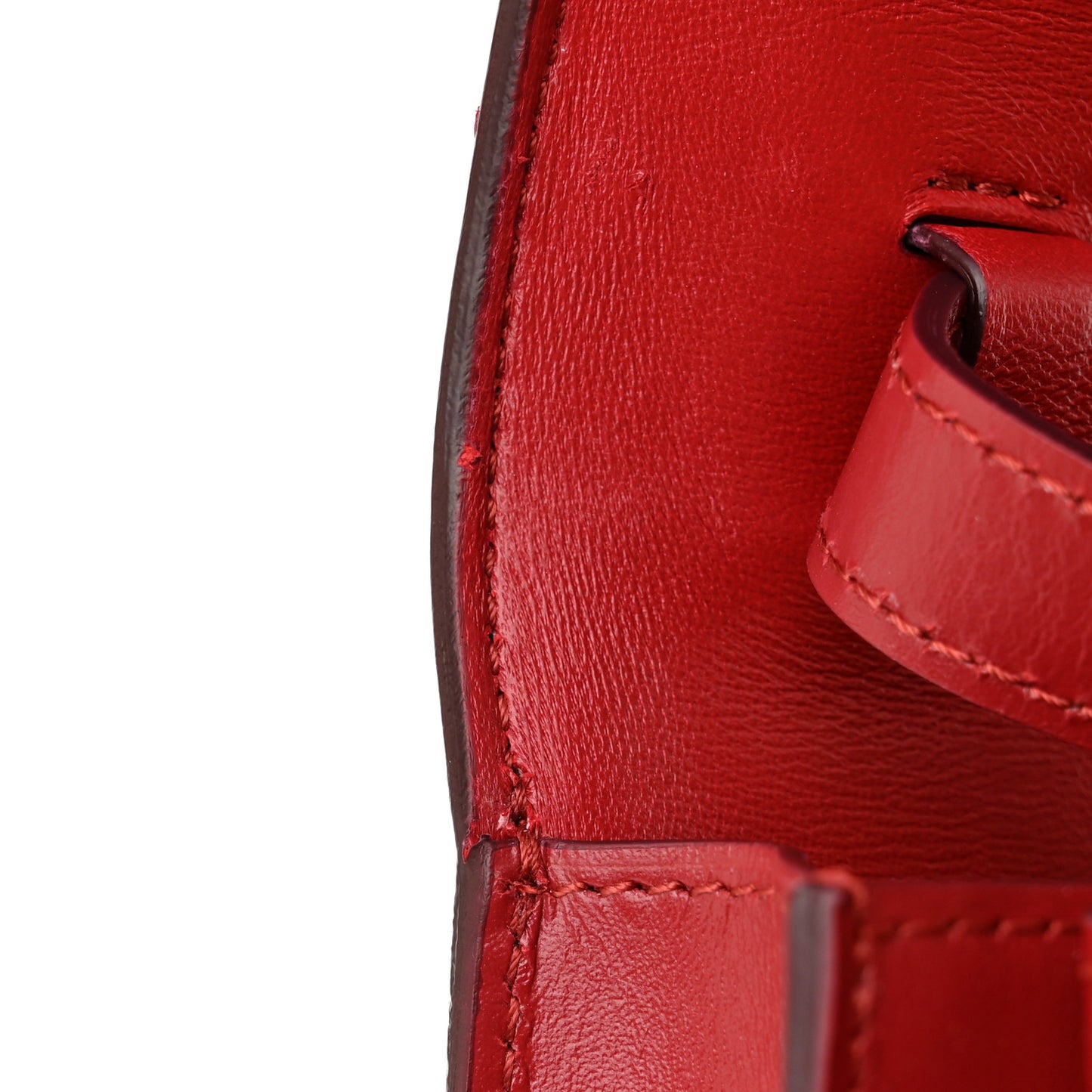 Box Calfskin Teen Classic Box Flap Bag Red