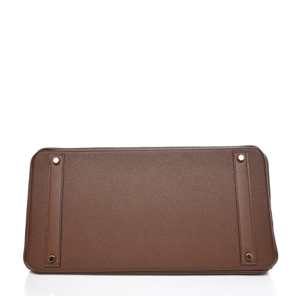 Hermes Togo Birkin 40 Brule 6 of 33