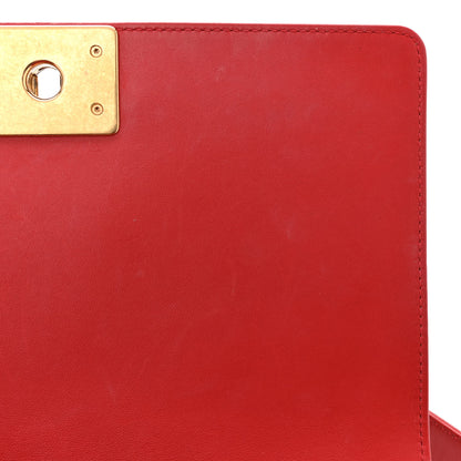 Chanel Lambskin Quilted Medium Boy Flap Red 12 of 15