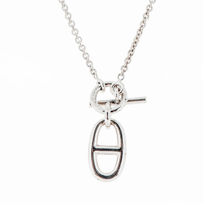 Hermes Sterling Silver Amulette Chaine d'Ancre Necklace 3 of 4