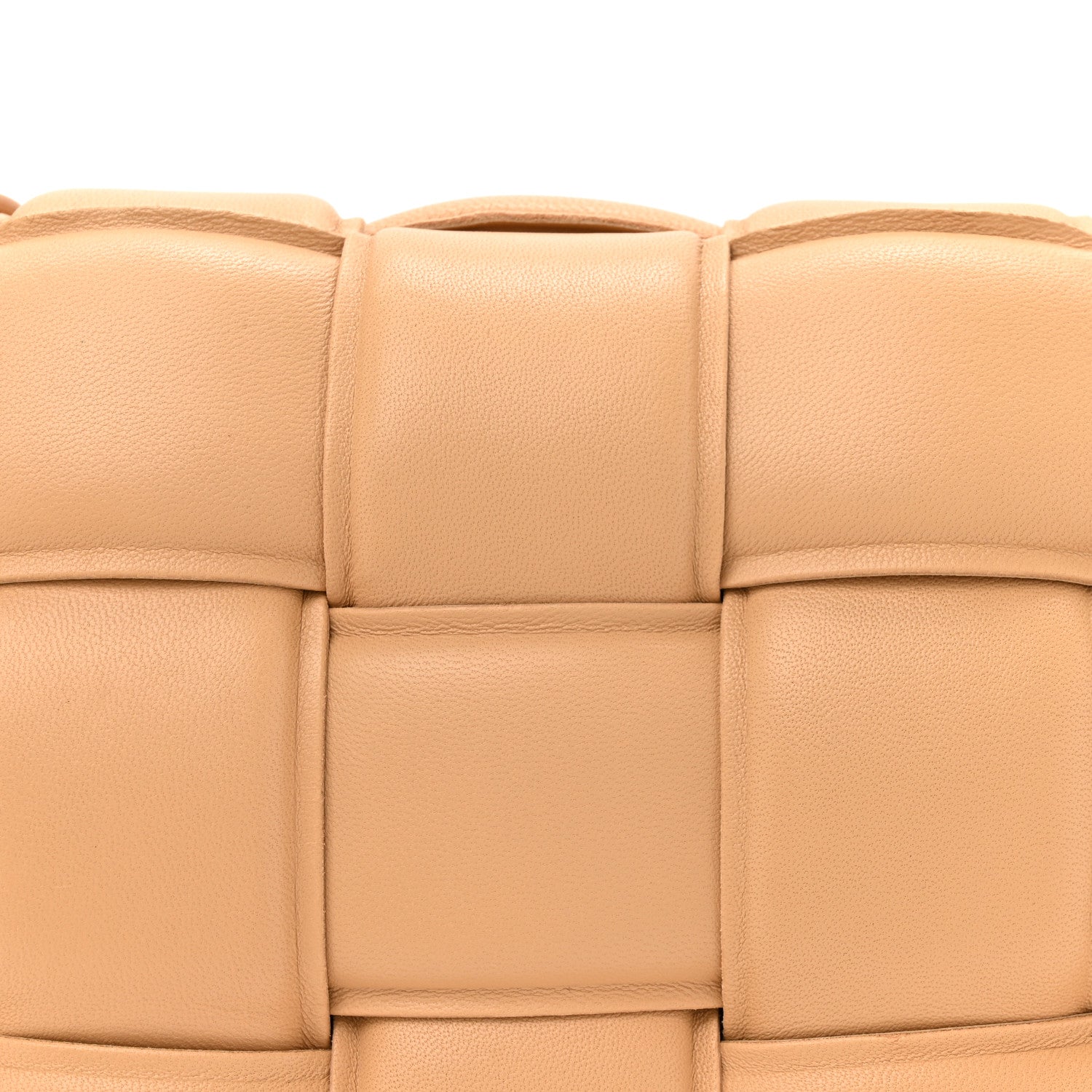 Bottega Veneta Nappa Maxi Intreccio Padded Cassette Crossbody Bag Almond 7 of 9