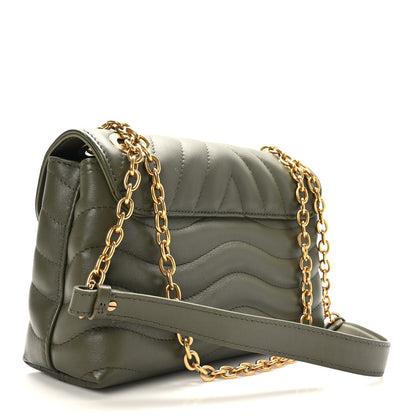Louis Vuitton Calfskin LV New Wave Chain Bag Kaki 3 of 8