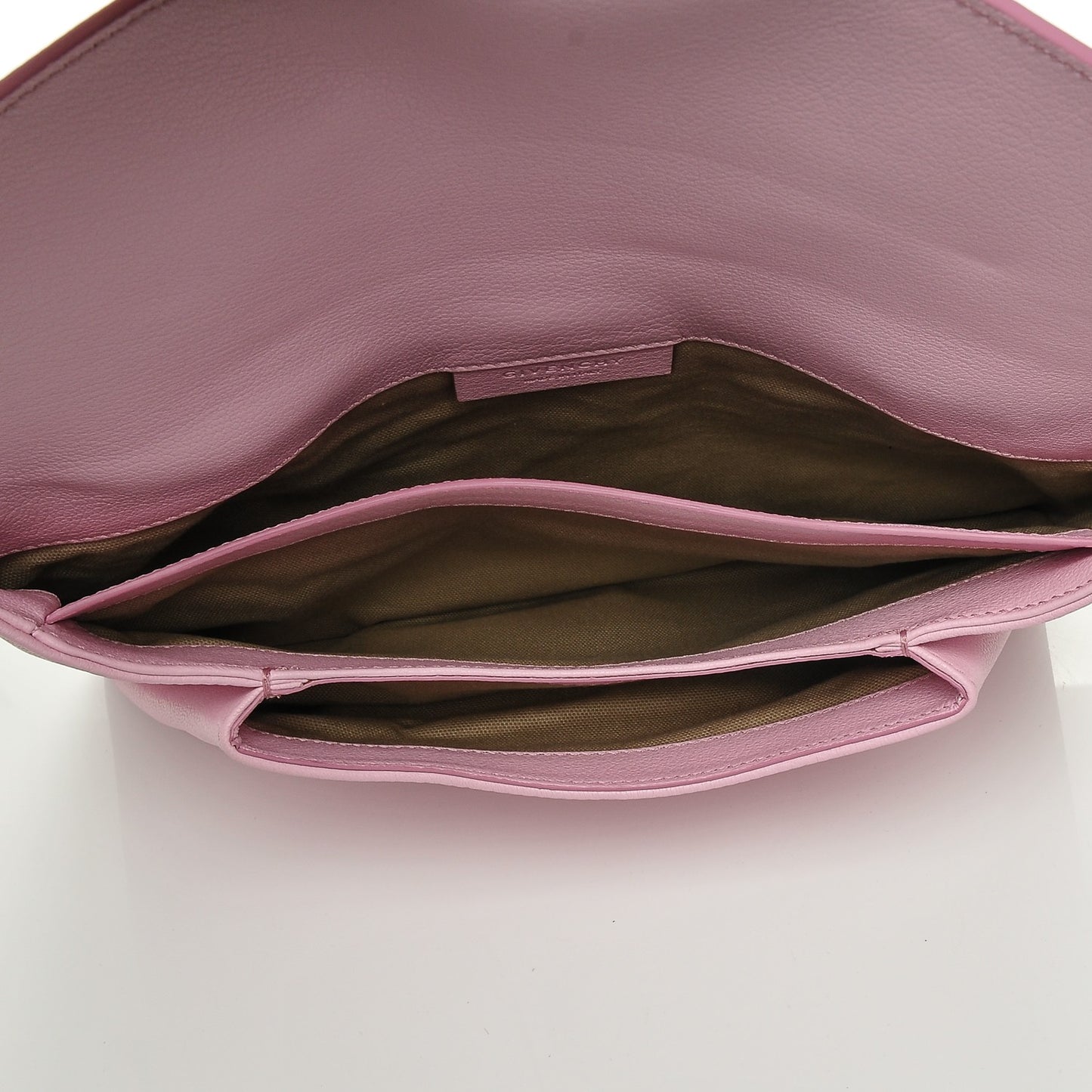 Sugar Goatskin Medium Antigona Envelope Clutch Pink
