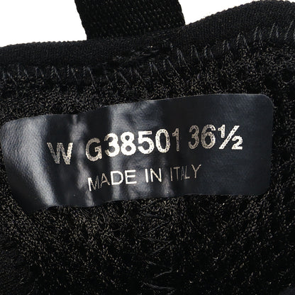 Chanel Velvet Calfskin Mixed Fibers CC Sneakers 36.5 Dark Pink Green 6 of 10