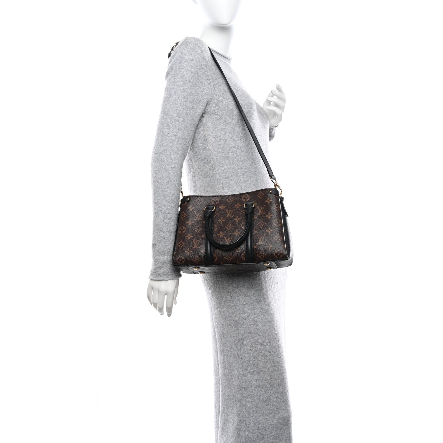 Louis Vuitton Monogram Soufflot BB Black 2 of 9