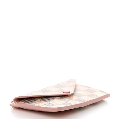 Louis Vuitton Damier Azur Recto Verso Card Holder Rose Ballerine 4 of 7