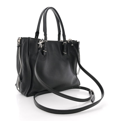 Balenciaga Calfskin Papier Mini A4 Zip Around Tote Black 3 of 15