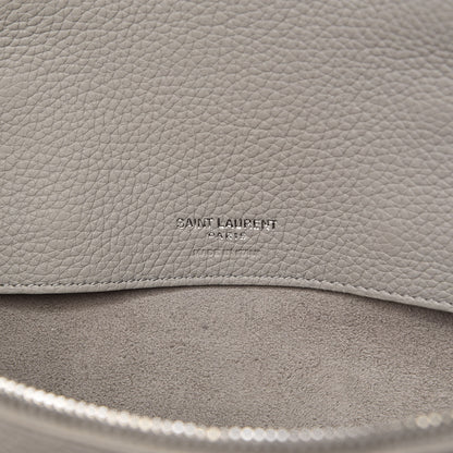 Saint Laurent Grained Calfskin Small Supple Sac De Jour Grey 7 of 20