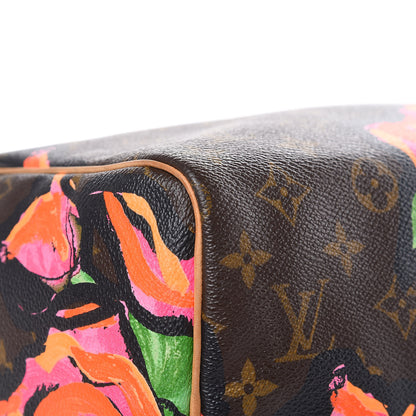 Louis Vuitton Monogram Roses Speedy 30 11 of 16