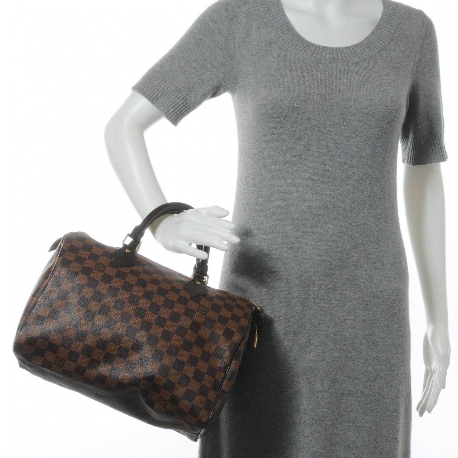 Louis Vuitton Damier Ebene Speedy 30 2 of 7