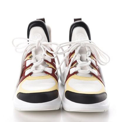 Louis Vuitton Calfskin Technical Nylon LV Archlight Sneakers 42 Terracotta 2 of 7