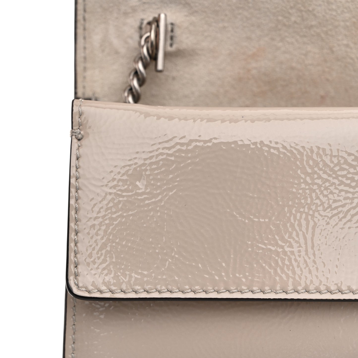 Crinkled Patent Mini Dionysus Shoulder Bag Sphinx