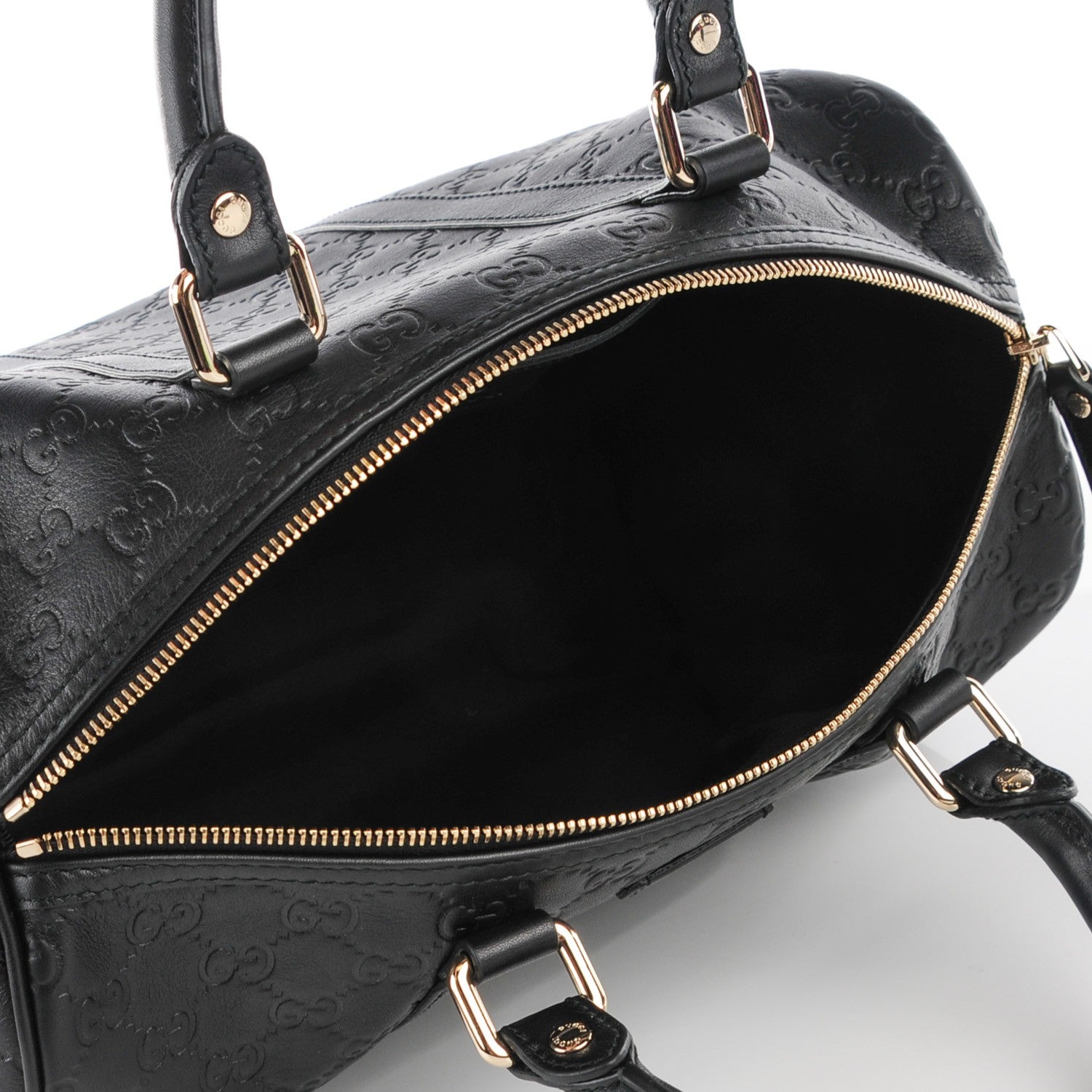 Gucci Guccissima Medium Joy Boston Black 5 of 7